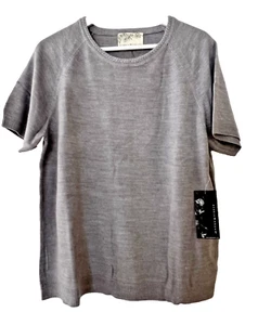 Debbie Morgan W Ash Heather Pullover Sweater Crew Neck L New With Tags $34 value - Picture 1 of 9