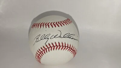 Billy Williams Chicago Cubs Firmado Rawlings ONL Pelota Certificado Beckett Foto 1 de 4