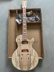 Kit de guitarra eléctrica hágalo usted mismo estilo LP cuerpo y cuello de caoba diapasón de palisandro paisaje - Imagen 1 de 9