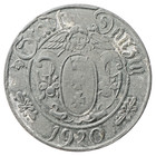 10 Pfennig 1920 Große Wertzahl, Jaeger D1b , Danzig / Gdańsk / Polen E44-19
