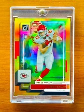 Travis Kelce RARE GOLD REFRACTOR INVESTMENT CARD SSP PANINI CHIEFS MVP MINT