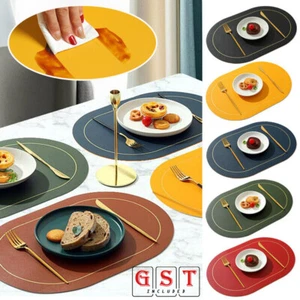 1/2x Dinner Table Place Mat Coasters Washable Non-Slip Heat Resistant Placemats - Picture 1 of 15