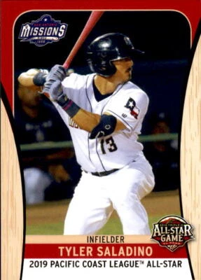 2019 Pacific Coast League All-Stars #22 Tyler Saladino San Diego California Card - Image 1 of 2