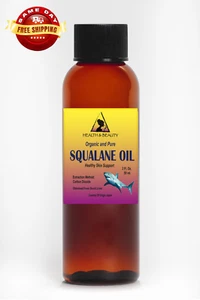 SQUALANE OIL SHARK DERIVED ORGANIC PREMIUM by H&B Oils Center NATURAL PURE 2 OZ - Picture 1 of 12