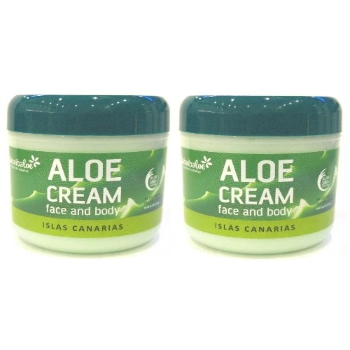 Tabaibaloe Kanarische ALOE VERA face & body CREAM Gesichtscreme Körpercreme 2er