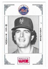 MIKE BISHOP 1991 METS THE WIZ # 38 NEW YORK METS FREE SHIPPING