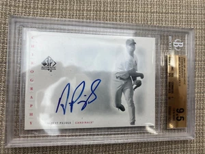 BGS 9.5 Albert Pujols 2001 Sp Authentic Rc Autograph Sp Oncard auto HOF ? 700 HR - Picture 1 of 2