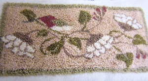 Crane Design HUMMINGBIRD DELIGHT Punch Needle Embroidery Pattern Fabric - Picture 1 of 6