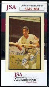 Phil Rizzuto JSA Coa Signed 1953 Bowman 1983 Reprint Autograph - Picture 1 of 2