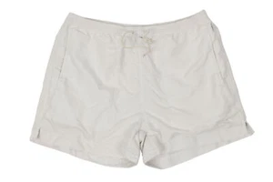 Puma Womens Sports Short Elasticated Waist Summer Beach Vintage L White - SO415 - Picture 1 of 3
