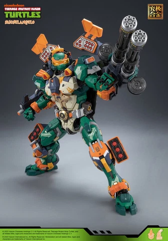 Pre-order HeatBoys HB0014 Robot Mecha Turtles Michelangelo Action Figure Toy Cover
