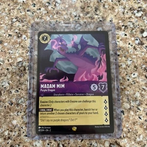 Madam Mim - Purple Dragon 47/204 Legendary Rise of the Floodborn Disney Lorca... - Picture 1 of 2