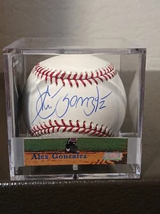 ALEX GONZALEZ-Florida Marlins Signed OLM Baseball (Beckett COA) - Picture 1 of 7