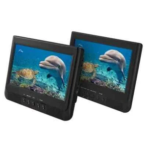 Onn 10" Dual Screen Portable DVD Player Kit with Storage Bag (1000122641) [LN]™ - Picture 1 of 6