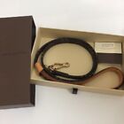 Louis Vuitton Baxter PM Dog Collar & Baxter MM Leash Set w/Box Excellent F/S