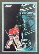 1992-93 Score Canadian Bilingual #489 Patrick Roy DT - Montreal Canadiens
