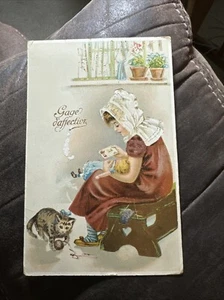 Gage D’affection(Pledg Of Affection) French Postcard - Picture 1 of 2