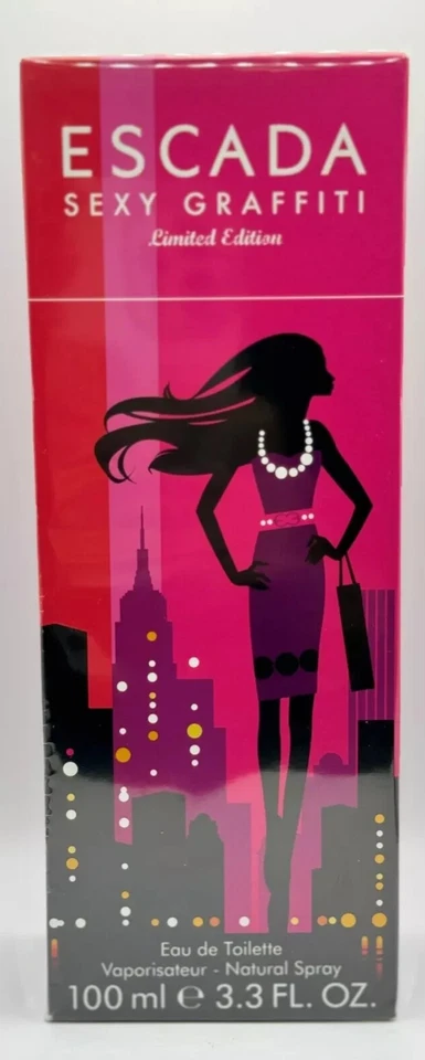 SEXY GRAFFITI BY ESCADA EDICIÓN LIMITADA 100 ML EDT SPRAY SELLADO (Y 1 perfume gratis) Foto 1 de 1