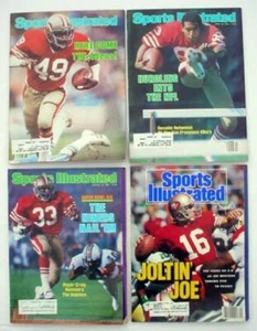 4 Sports Illustrated Magazine 1982 1981 Cooper 1985 ROGER CRAIG 1989 JOE MONTANA - Picture 1 of 6