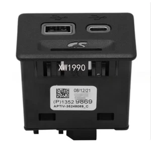 Center Console Auxiliary USB SD Card Port Fits For 2019 Sierra Silverado 1500 - Picture 1 of 6