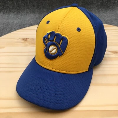 Gorra de béisbol ajustada Saint Michael Albertville para hombre S-M azul dorado Richardson Foto 1 de 4