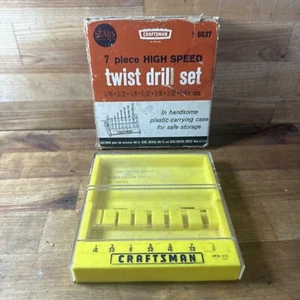 Vintage Craftsman USA Crown 9 6637 Drill Set Plastic Case Stand Only - Picture 1 of 10