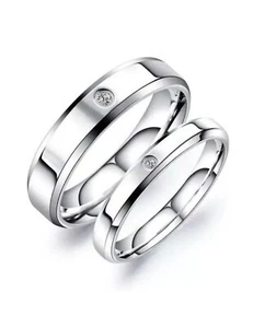 Ehering Trauring Verlobungsring Edelstahl Titan Partnerring Paar Ringe - Bild 1 von 6