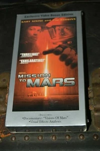 Nice SEALED UNUSED Mission To Mars VHS Cassette Tape Gary Sinise Tim Robbins - Picture 1 of 3