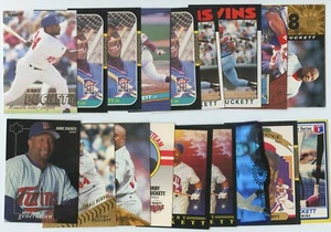 Hall of Famer Kirby Puckett 1980's & 1990's 38 Card Group Lot Minnesota Twins - Picture 1 of 4