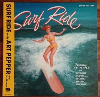 Art Pepper Surf Ride Savoy MG12089 Japan OBI VINYL LP 180g Master board pressing — 第 1/4 张图片