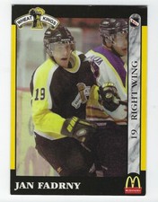 1999-2000 Brandon Wheat Kings (WHL) Jan Fadrny