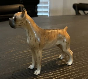 •RARO• Perro boxer cervatillo vintage BOEHM años 50 ~ ¡Como nuevo! 4,25”x5” - Imagen 1 de 6