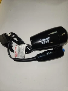 Conair Travel Folding Hair Dryer Black - Picture 1 of 3