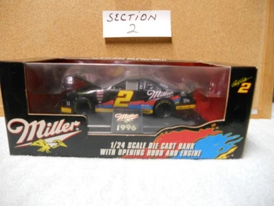 1/24 Race Champ 1996 Premier H.O. bank nascar #2 Miller Rusty Wallace Ford nasca - Image 1 of 3