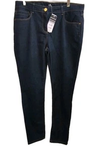 Wallis Dark Wash Jeans Brand New With Tag Size 14 Zip - Picture 1 of 3