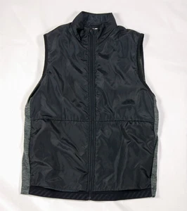 New Balance mens black running vest size medium full zip - Picture 1 of 10