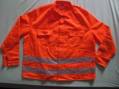 Warnjacke, Signal Jacke, Arbeitsjacke; WAW, Gr. XL Bau Straßenbau Jagd Treibjagd - Bild 1 von 4