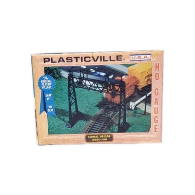 Vintage BACHMANN PLASTICVILLE USA HO Gauge Signal Bridge 2620 With Box - Image 1 of 4