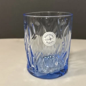Vaso de vidrio de viento Bormioli Rocco 10,25 onzas azul zafiro nuevo repuesto - Imagen 1 de 9