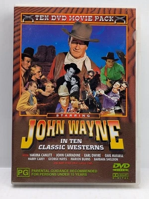 John Wayne In Ten Classic Westerns DVD Reg 4 PAL - Image 1 of 4