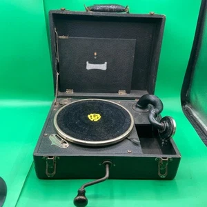 Antique Early 1900s Phonola Phonograph 1st Portable Phonograph Talking Machine  - Picture 1 of 12