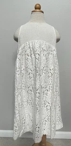 Zara 10 Girls Cream Colored Sleeveless Vintage Boho Vibe Dress - Picture 1 of 4