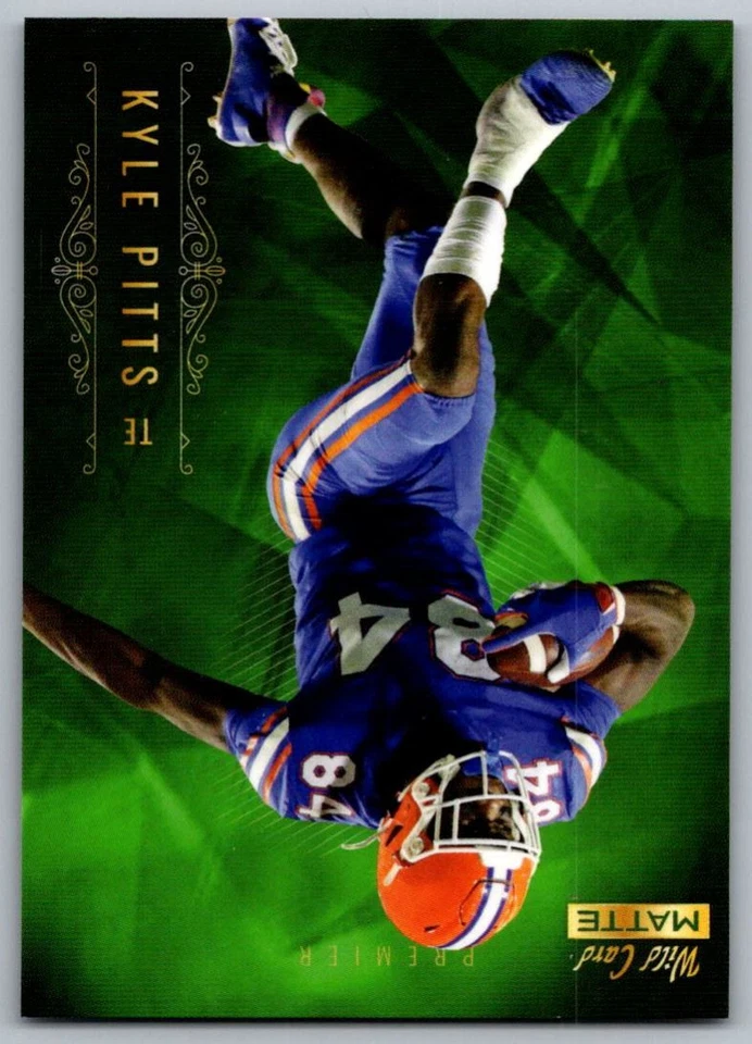 2021 Wild Card Matte White Kyle Pitts Florida Gators #MBC-11 - Image 1 of 2