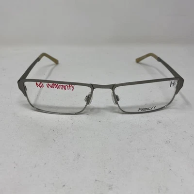 FLEXON EYEWEAR E1026 021 MATTE SILVER 54-17-140 EYEGLASSES RC52 - Image 1 of 4