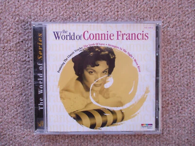 Connie Francis - The World of CF. CD. Moon River, The Last Waltz, True Love etc - Image 1 of 2