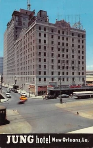 Postal LA: Jung Hotel, Nueva Orleans, Louisiana, publicada 1960 - Imagen 1 de 3