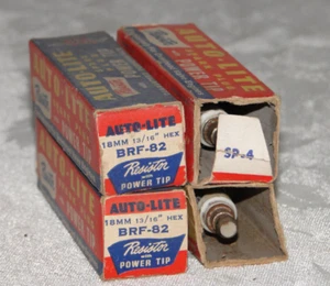 Set of 4 Vintage AUTO-LITE BRF-82 Spark Plugs - NOS - Picture 1 of 1