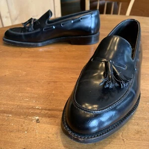 New Floresheim Royal Imperial Black Tassel Loafers MensSize 8.5 D - Picture 1 of 9