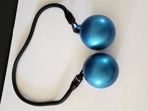 1 Pound blue Isoballs attached w/ black rubber cord sealed instructions - Picture 1 of 3