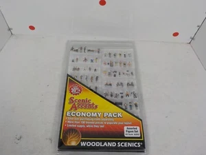 N A218 Woodland Scenics A2053 HO Scenic Accents Economy Pack Assorted Figure Set - Picture 1 of 7